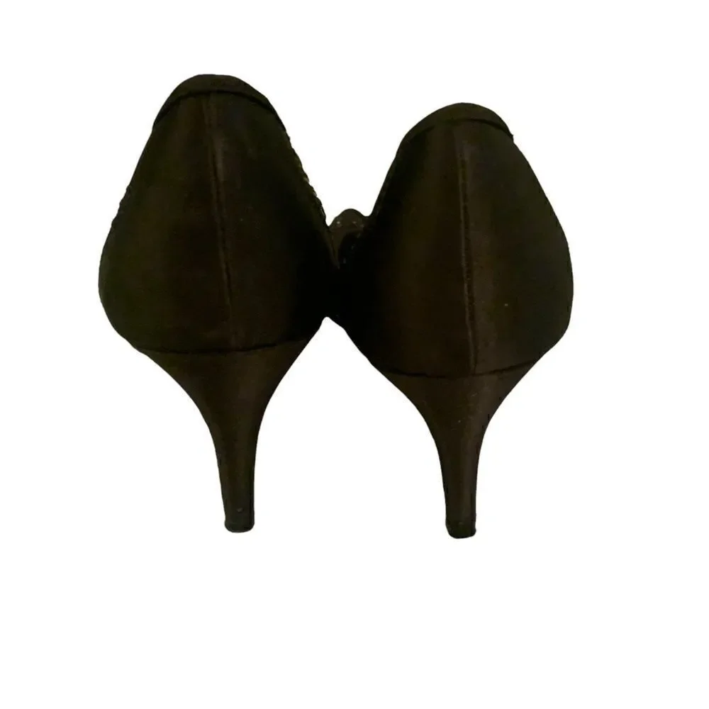 Adrianna‎ Papell Boutique Pumps Formal Wear Black Fiona Pumps, Size 8.5 EUC